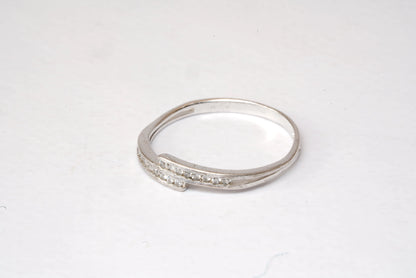Bague fine en Argent pierre de Zirconium Ma boutique