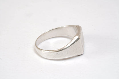 Chevalière gravée en Argent Ma boutique
