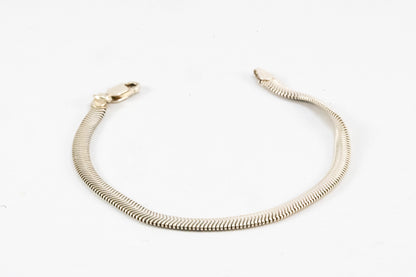 Bracelet en Argent maille serpent