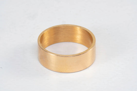 Bague en Plaqué Or anneau plat Ma boutique