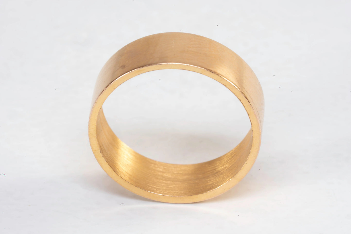 Bague en Plaqué Or anneau plat Ma boutique