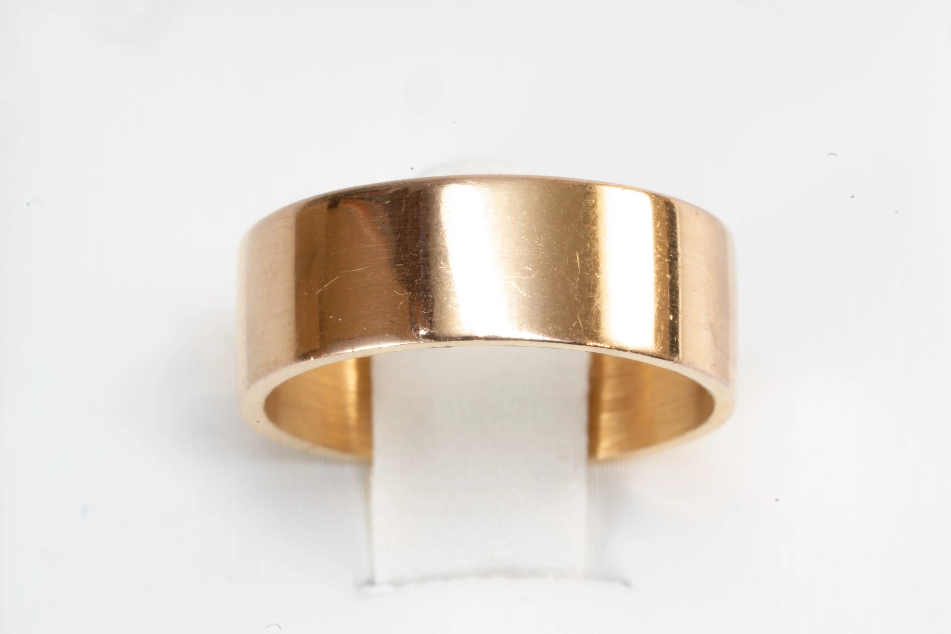 Bague en Plaqué Or anneau plat Ma boutique