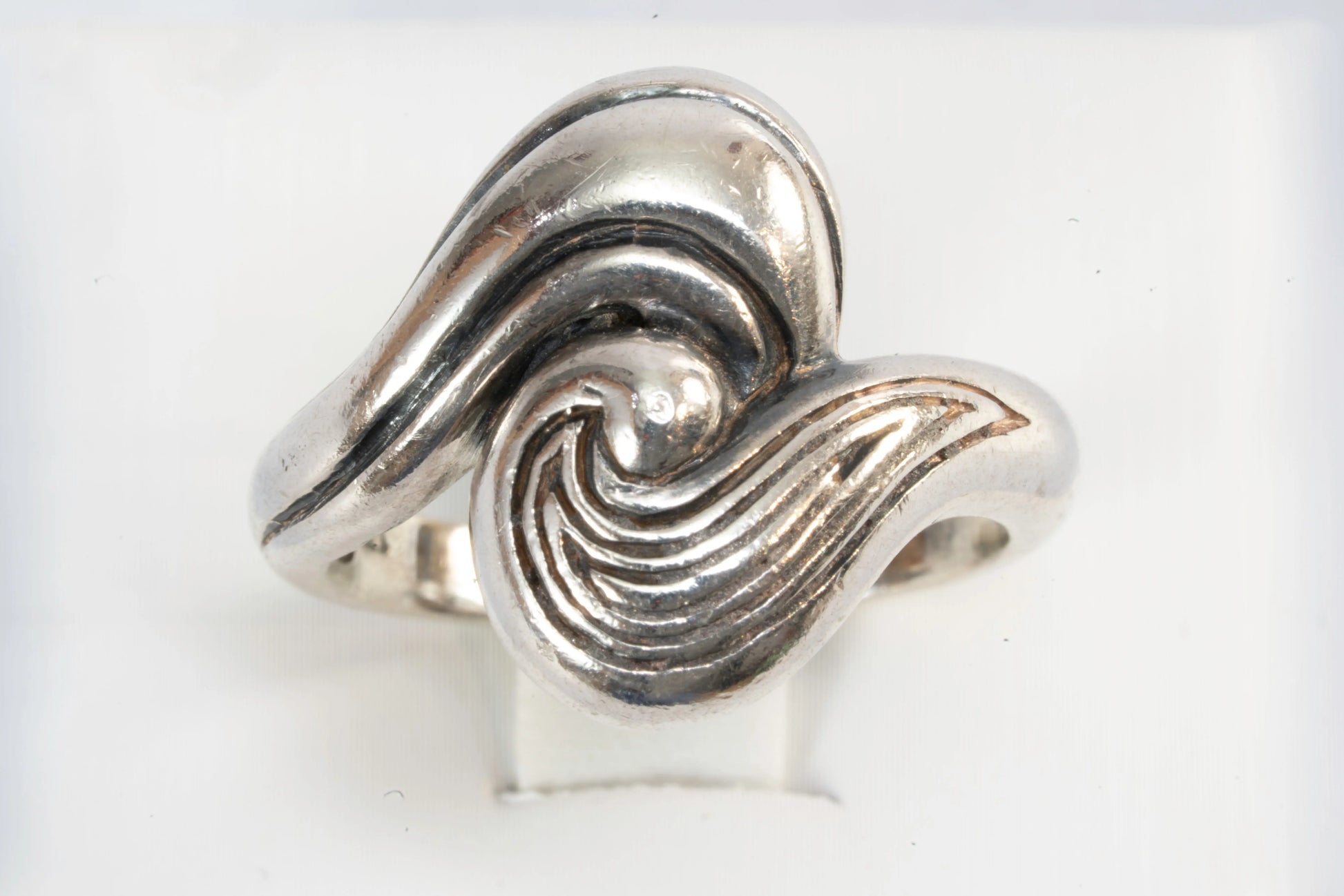 Bague en Argent avec motif vagues Ma boutique