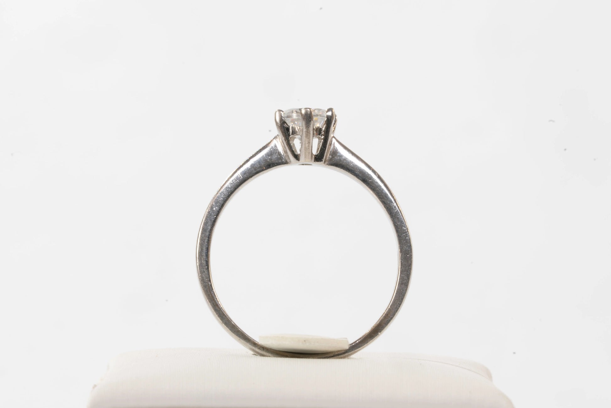 Bague en Argent sertie d'un solitaire Zirconium Ma boutique