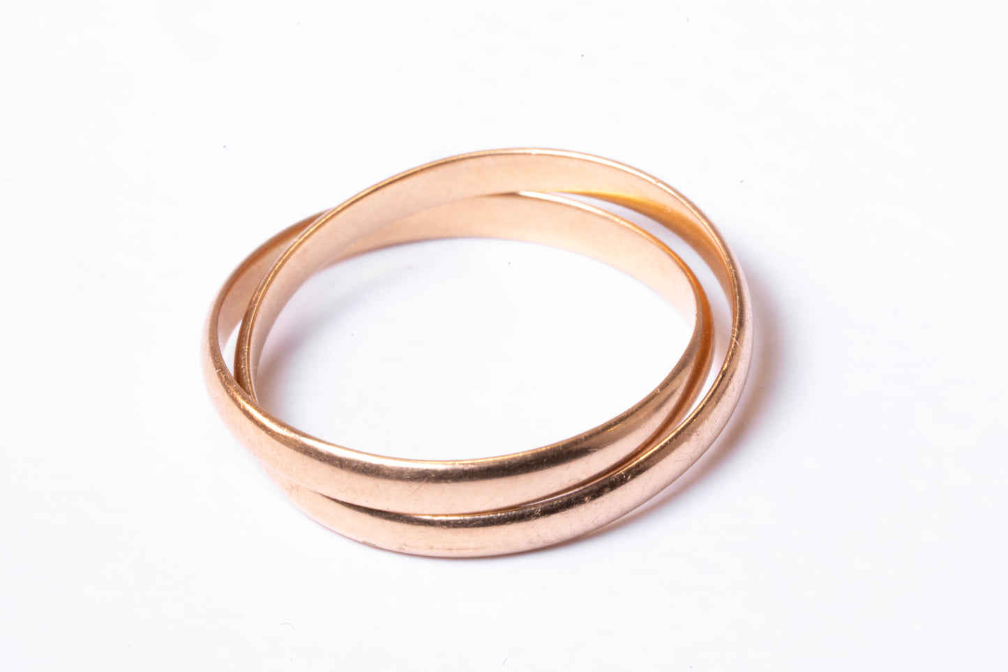 Bague Double Jonc Or Jaune 18K