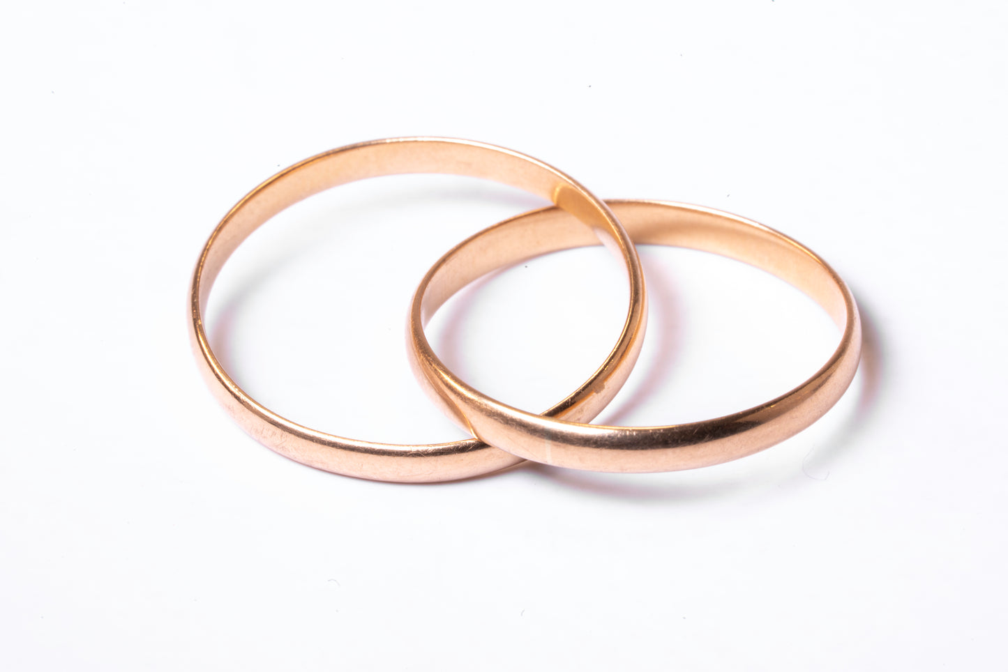 Bague Double Jonc Or Jaune 18K