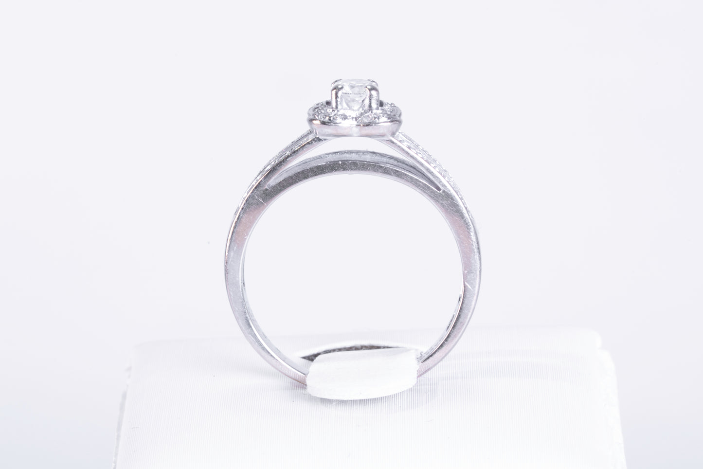 Bague Solitaire Mauboussin Chance of Love – Or Blanc et Diamants