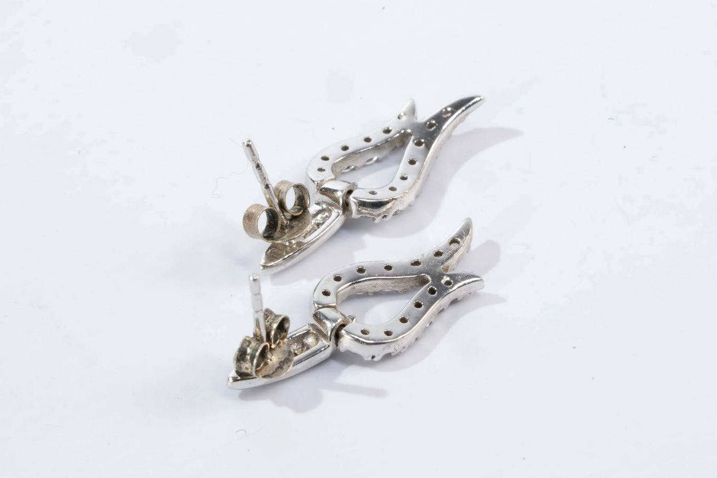 Boucles d'oreilles en Argent avec pierre de Zirconium Ma boutique