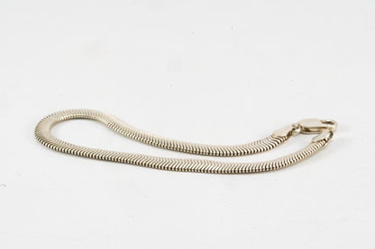 Bracelet en Argent maille serpent