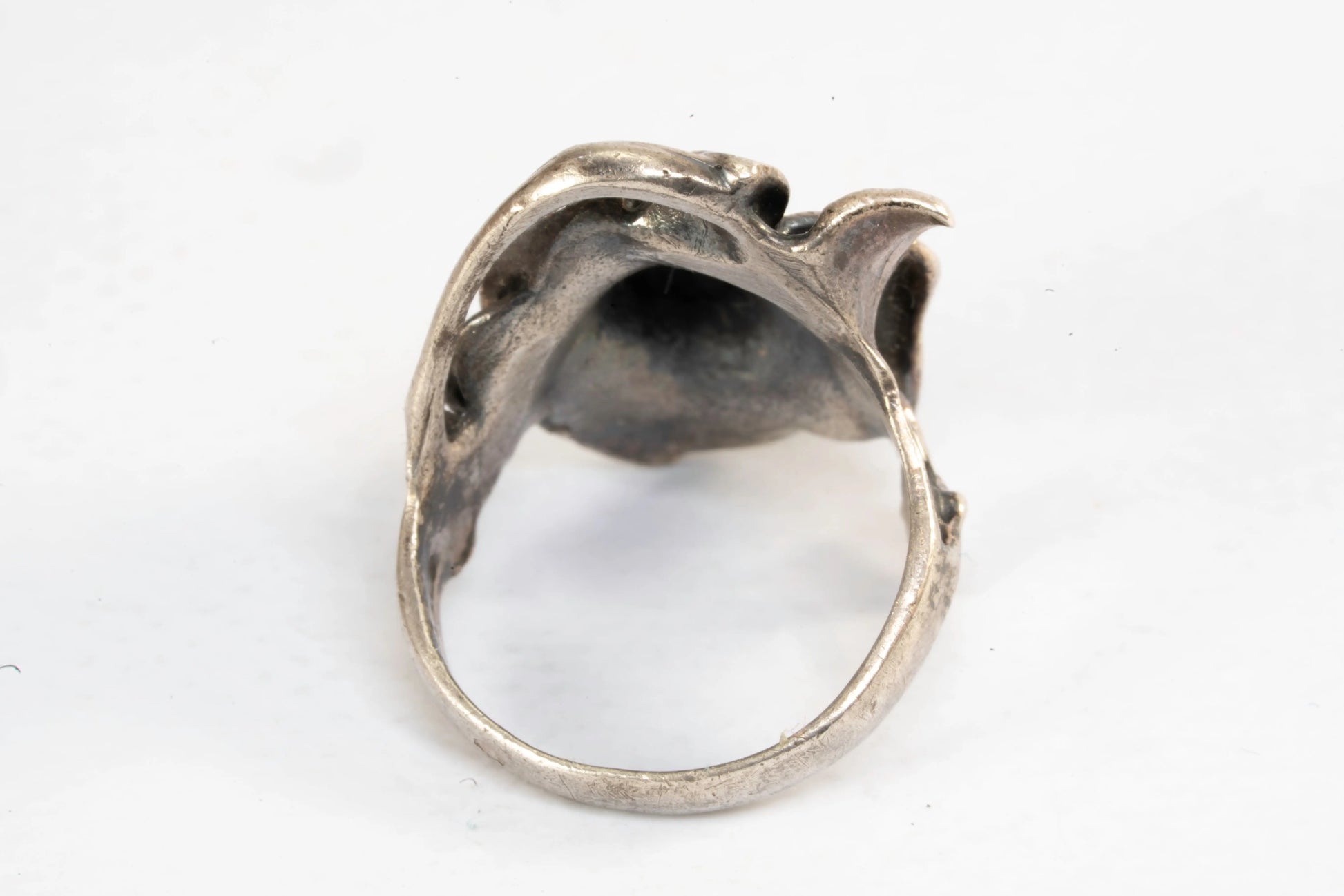 Bague en Argent motif rose sculté Ma boutique