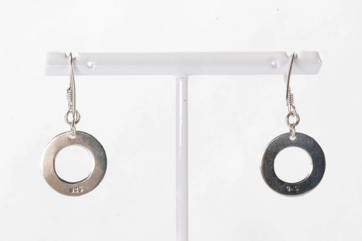 Boucles d'oreilles dormeuses en Argent avec petit anneau Ma boutique