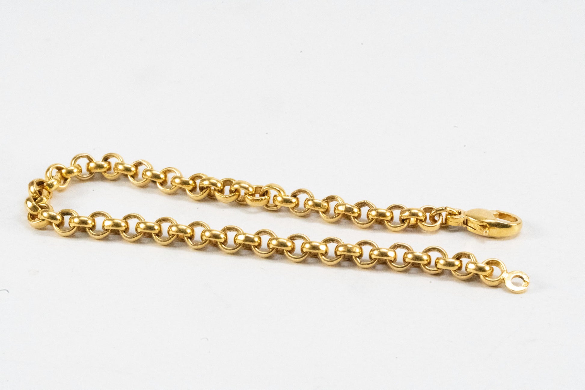 Bracelet en plaqué Or maille jaseron Ma boutique