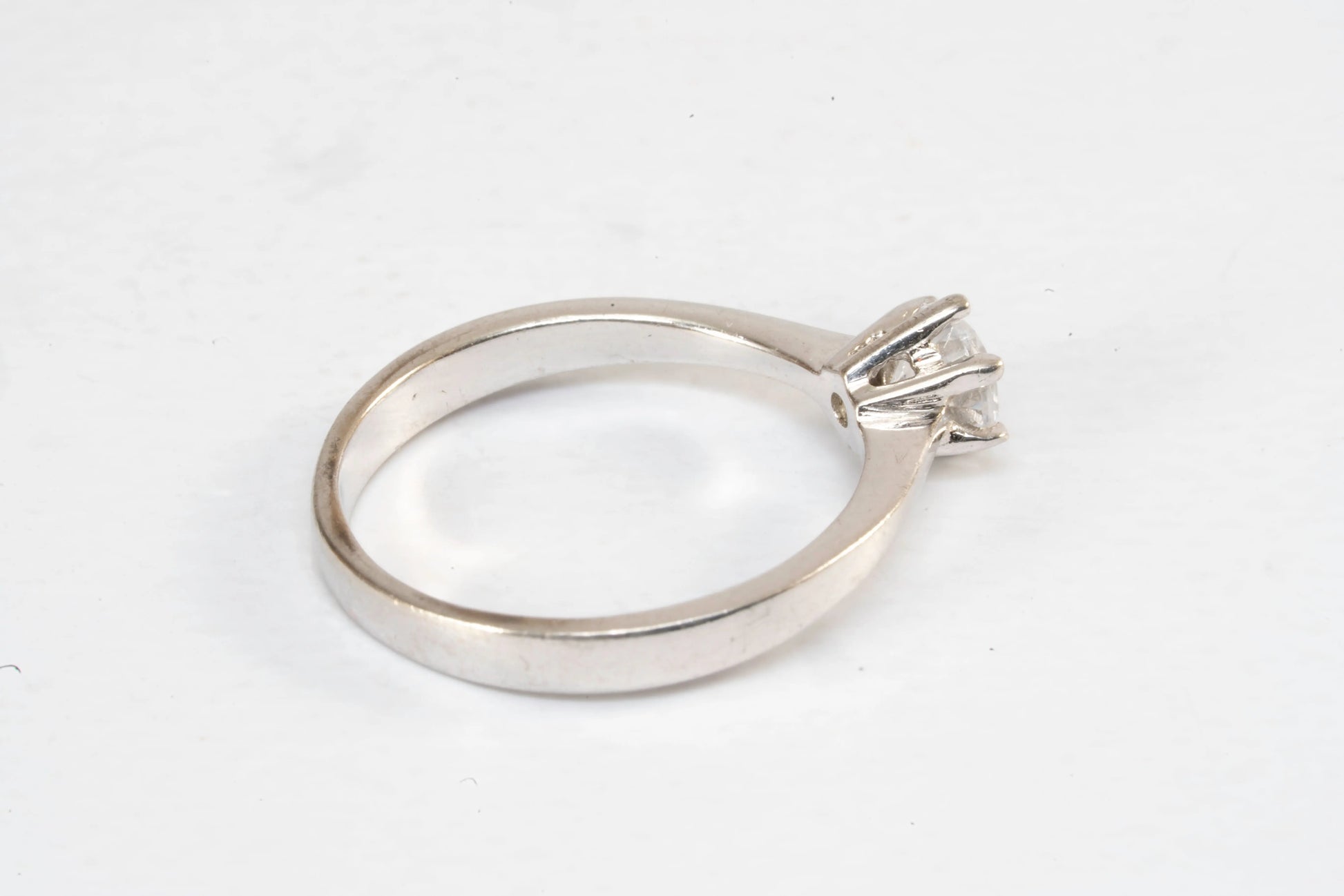 Bague en Argent sertie d'un solitaire Zirconium Ma boutique