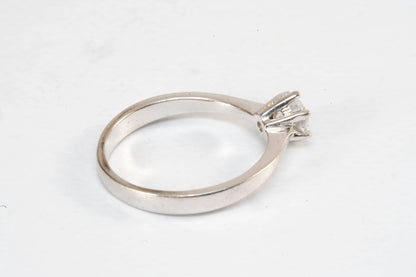 Bague en Argent sertie d'un solitaire Zirconium Ma boutique