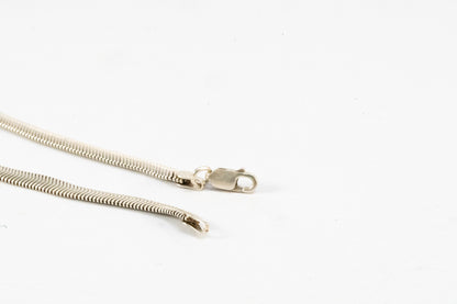 Bracelet en Argent maille serpent