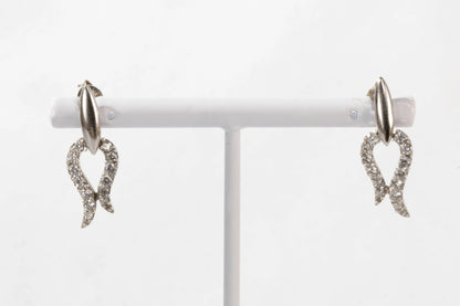 Boucles d'oreilles en Argent avec pierre de Zirconium Ma boutique