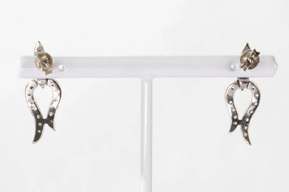 Boucles d'oreilles en Argent avec pierre de Zirconium Ma boutique