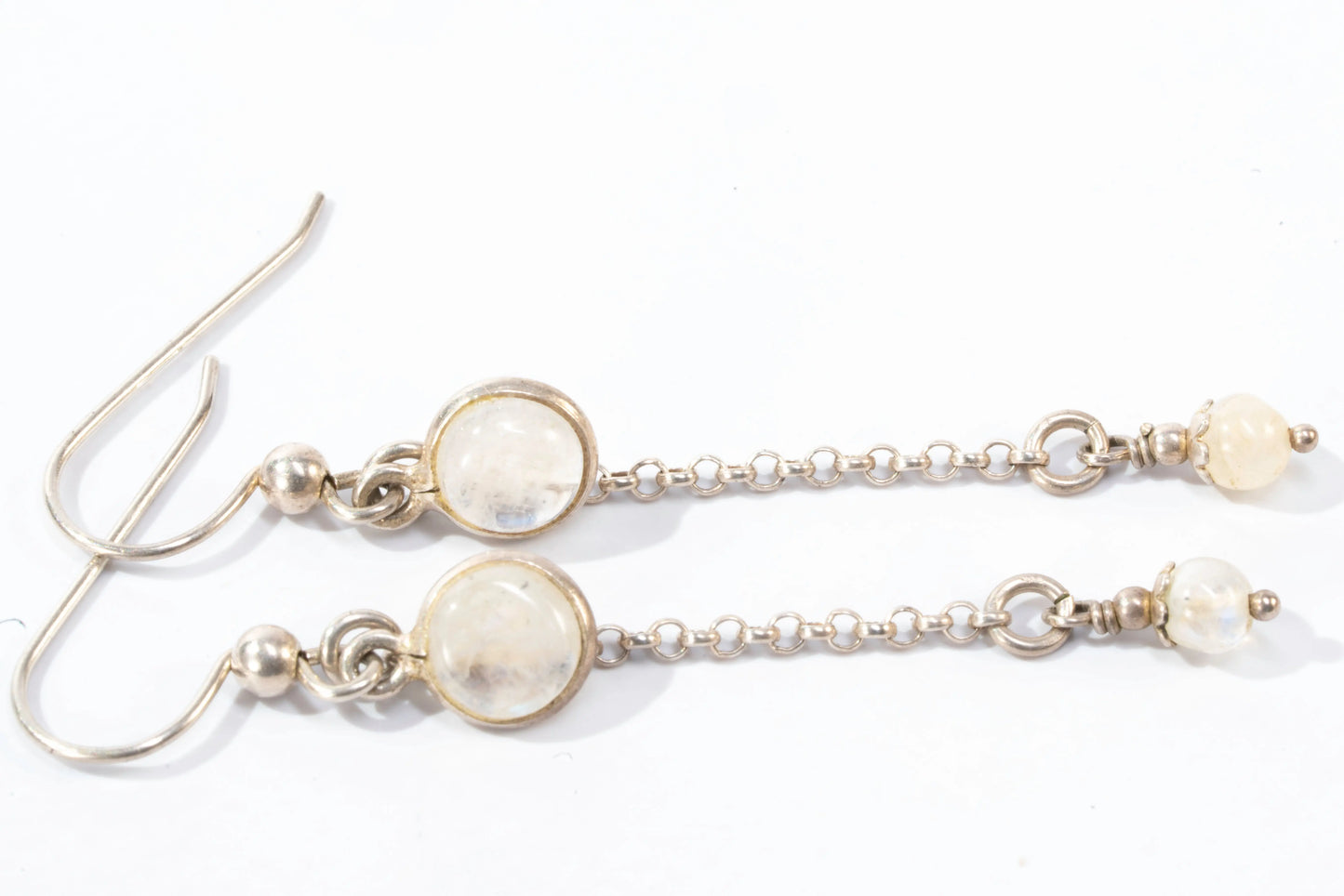 Boucles d'oreilles en Argent avec 2 pendentifs opale Ma boutique