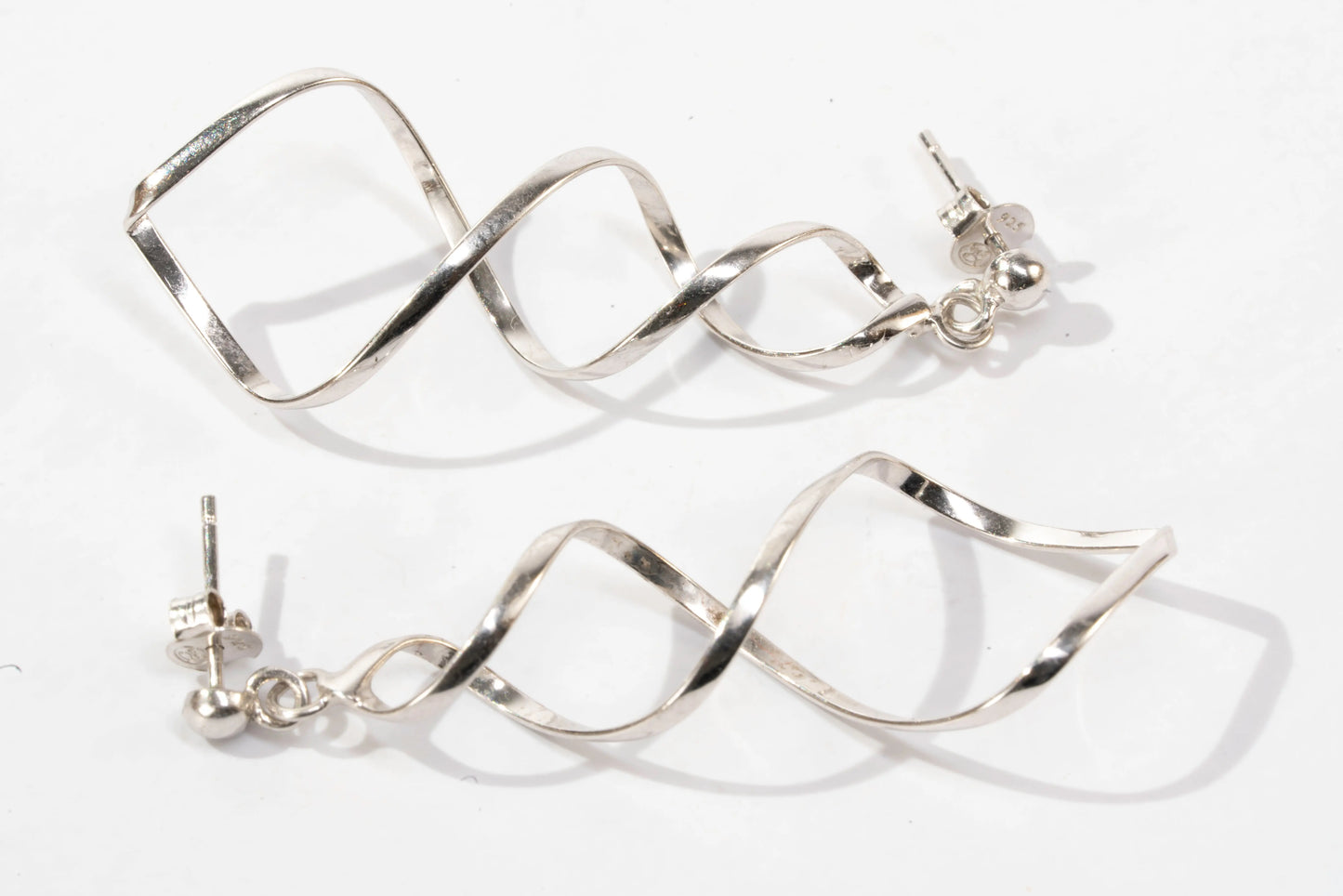 Boucles d'oreilles en Argent torsadées Ma boutique