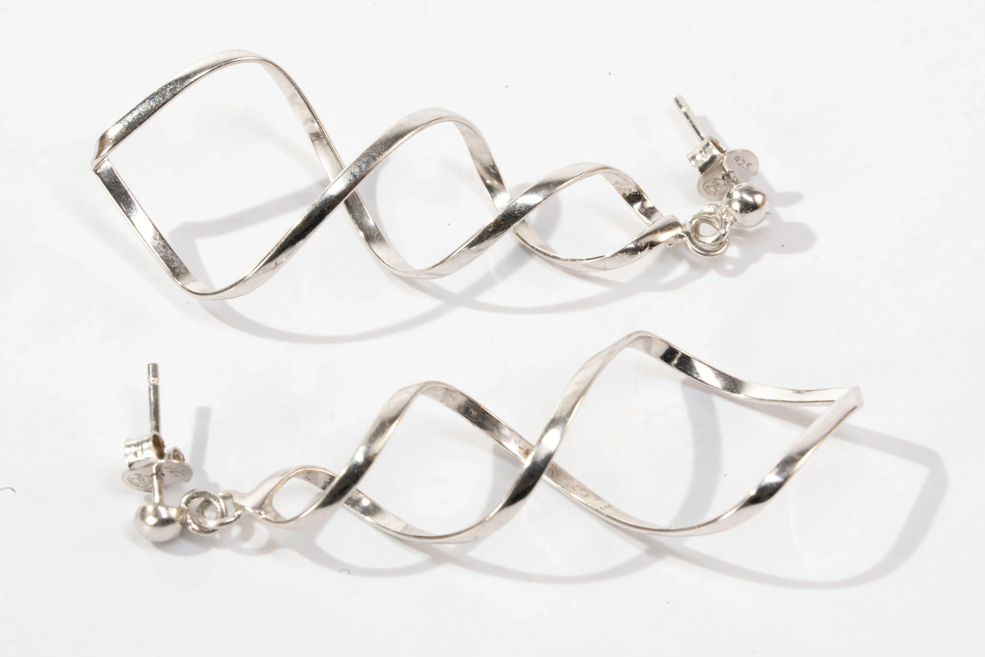 Boucles d'oreilles en Argent torsadées Ma boutique