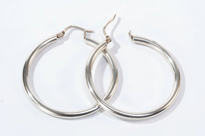 Boucles d'oreilles créoles en Argent Ma boutique