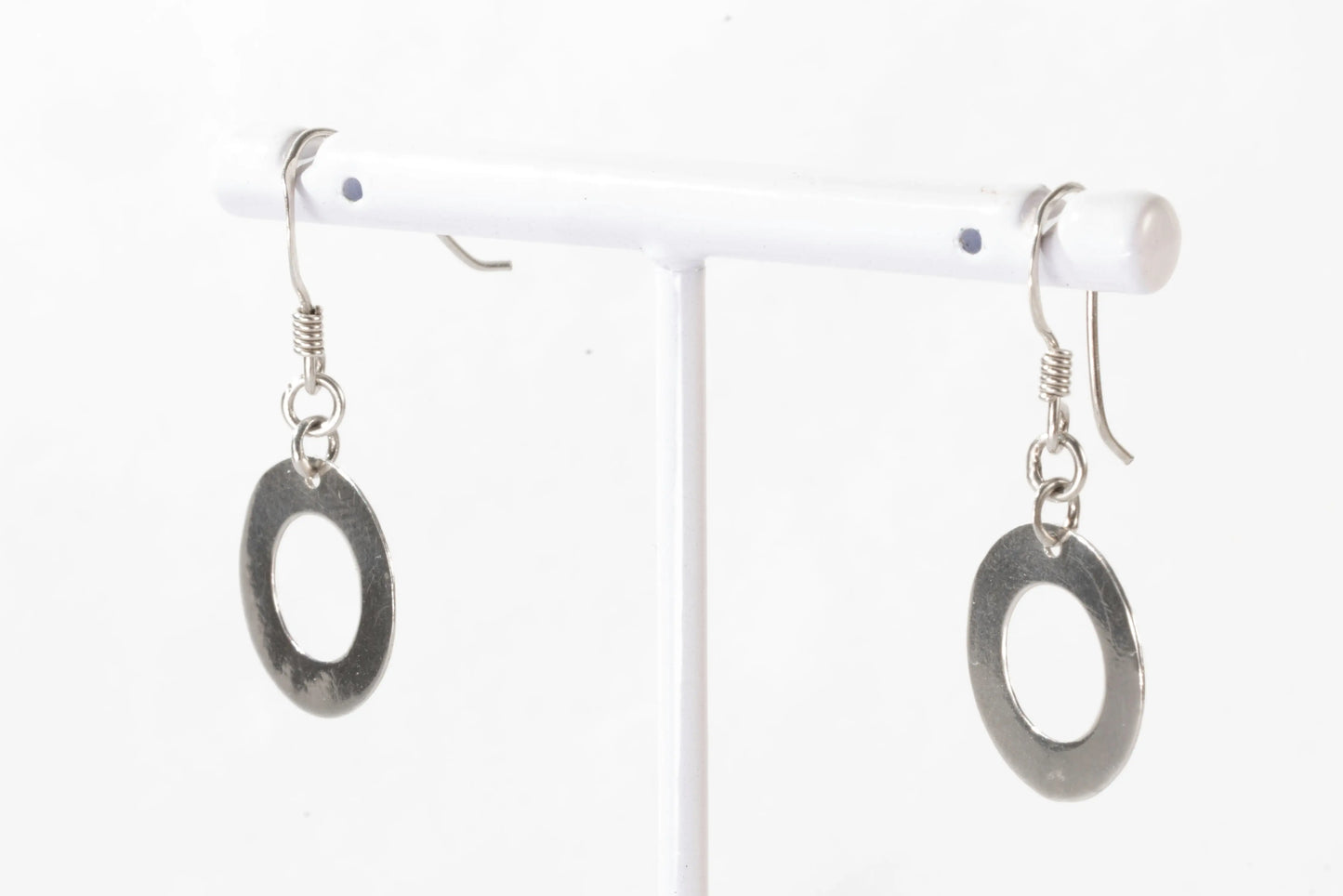 Boucles d'oreilles dormeuses en Argent avec petit anneau Ma boutique