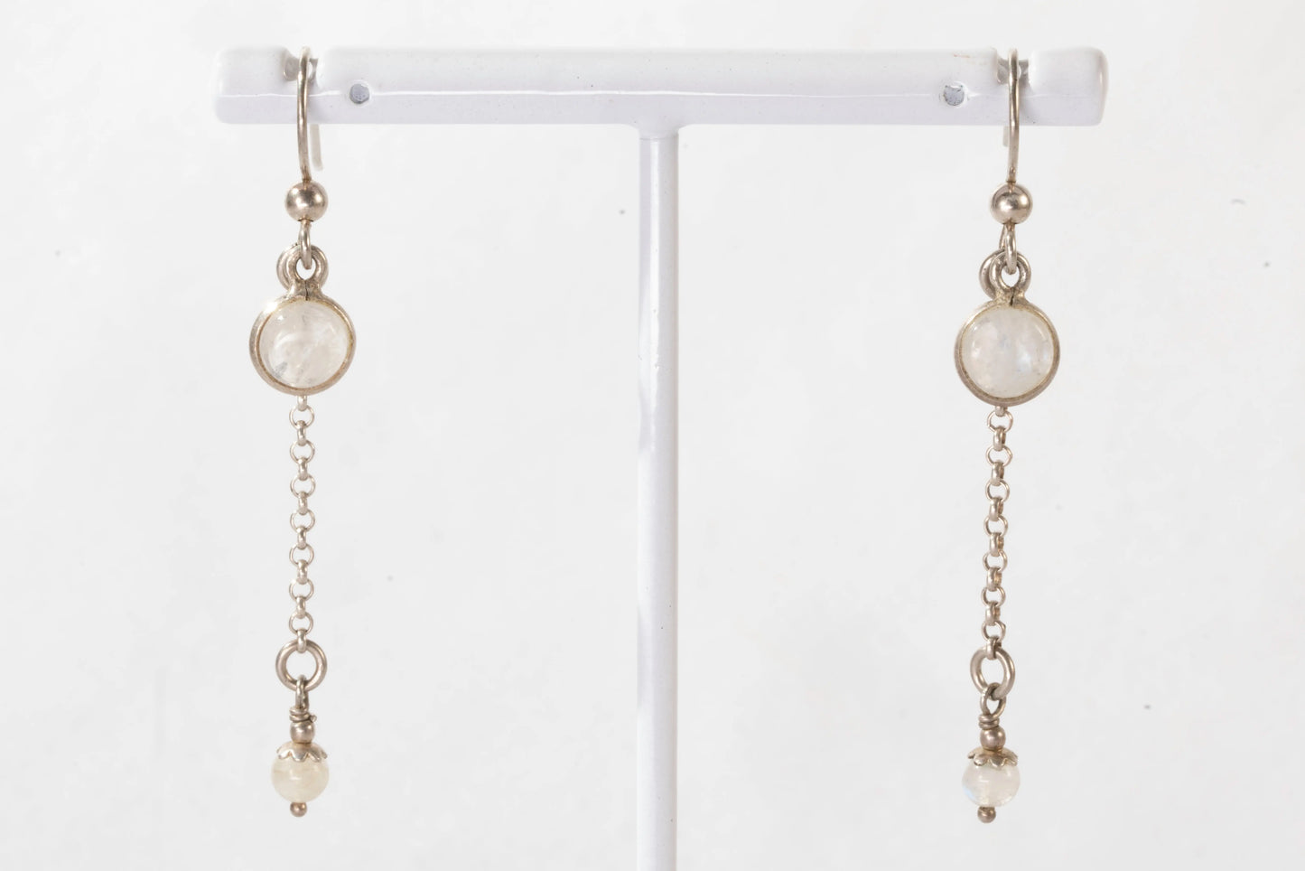 Boucles d'oreilles en Argent avec 2 pendentifs opale Ma boutique