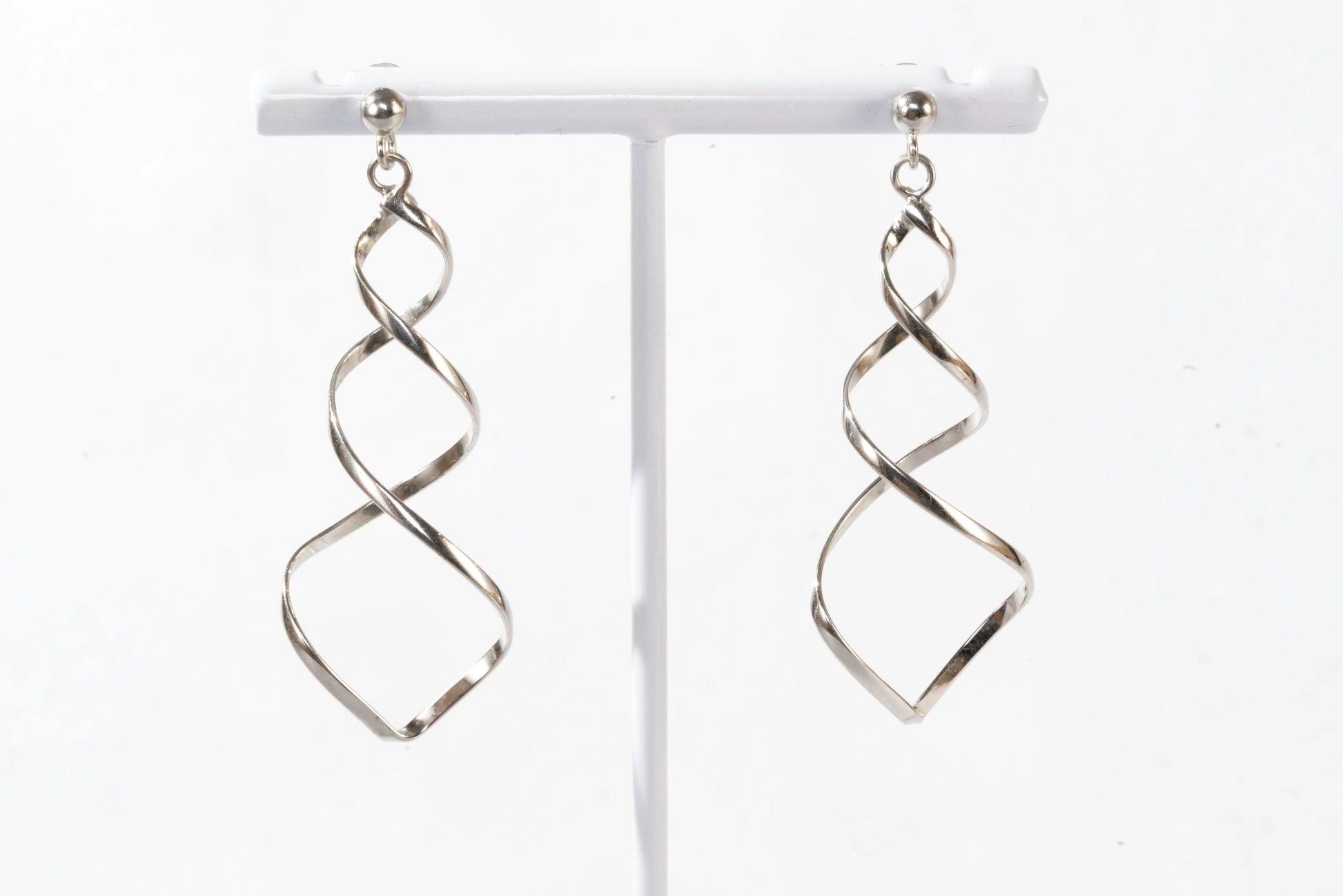 Boucles d'oreilles en Argent torsadées Ma boutique