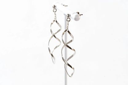 Boucles d'oreilles en Argent torsadées Ma boutique