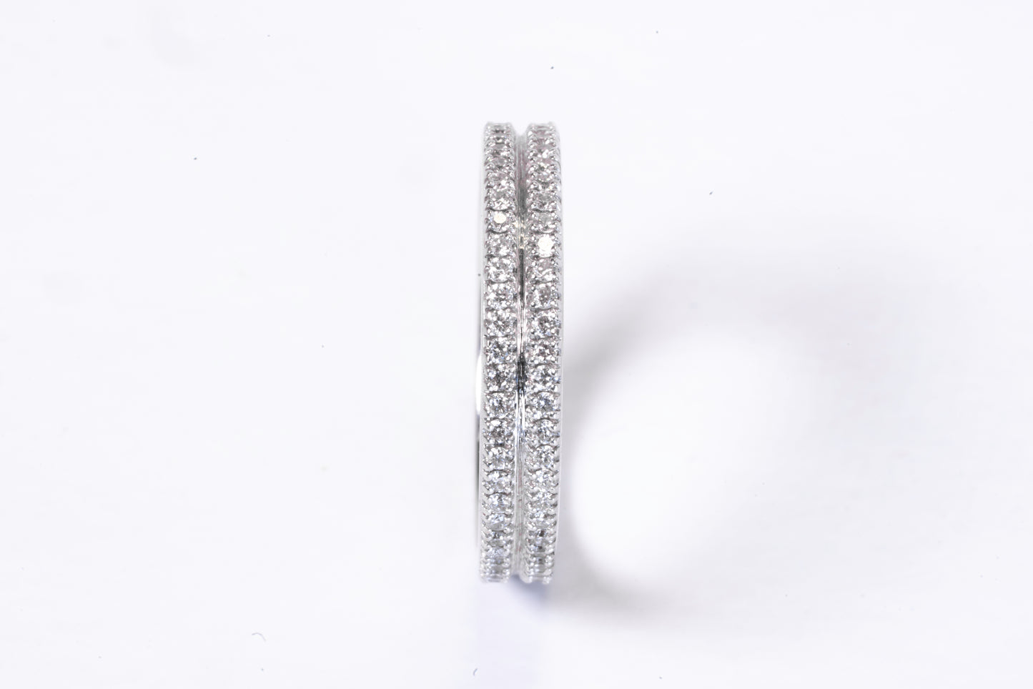 Alliance Mauboussin Double Rang Diamants – Or Blanc